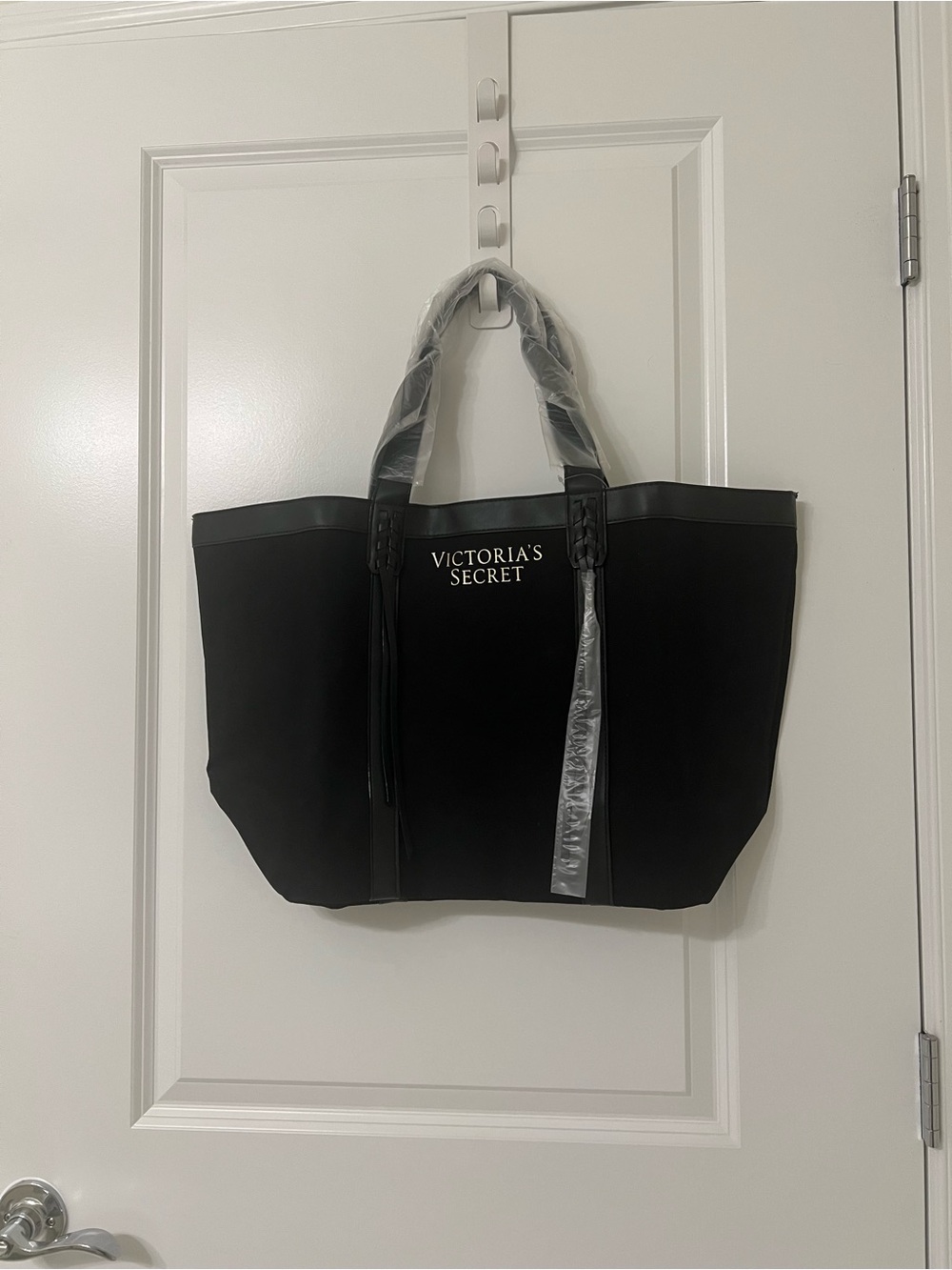 Victoria's Secret Black Tote with Logo